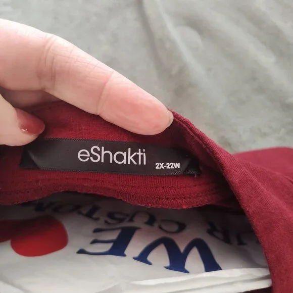 eShakti Maroon Dress - Picture 2 of 3